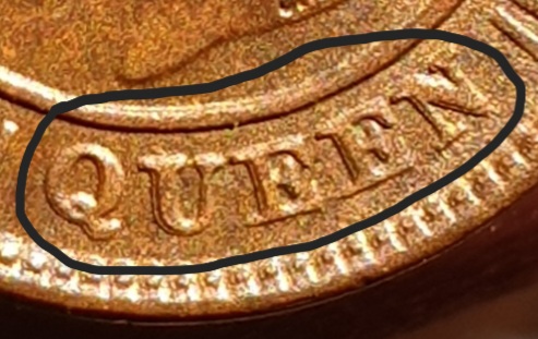 Ceylon-1870-1/4-Cent----Internal-Die-Breaks-&-Off-Struck-/-Doubling-In-Obve